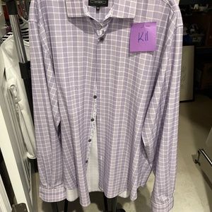 WRK Men’s Button Down Shirt with gorgeous flower lining. Brand New!